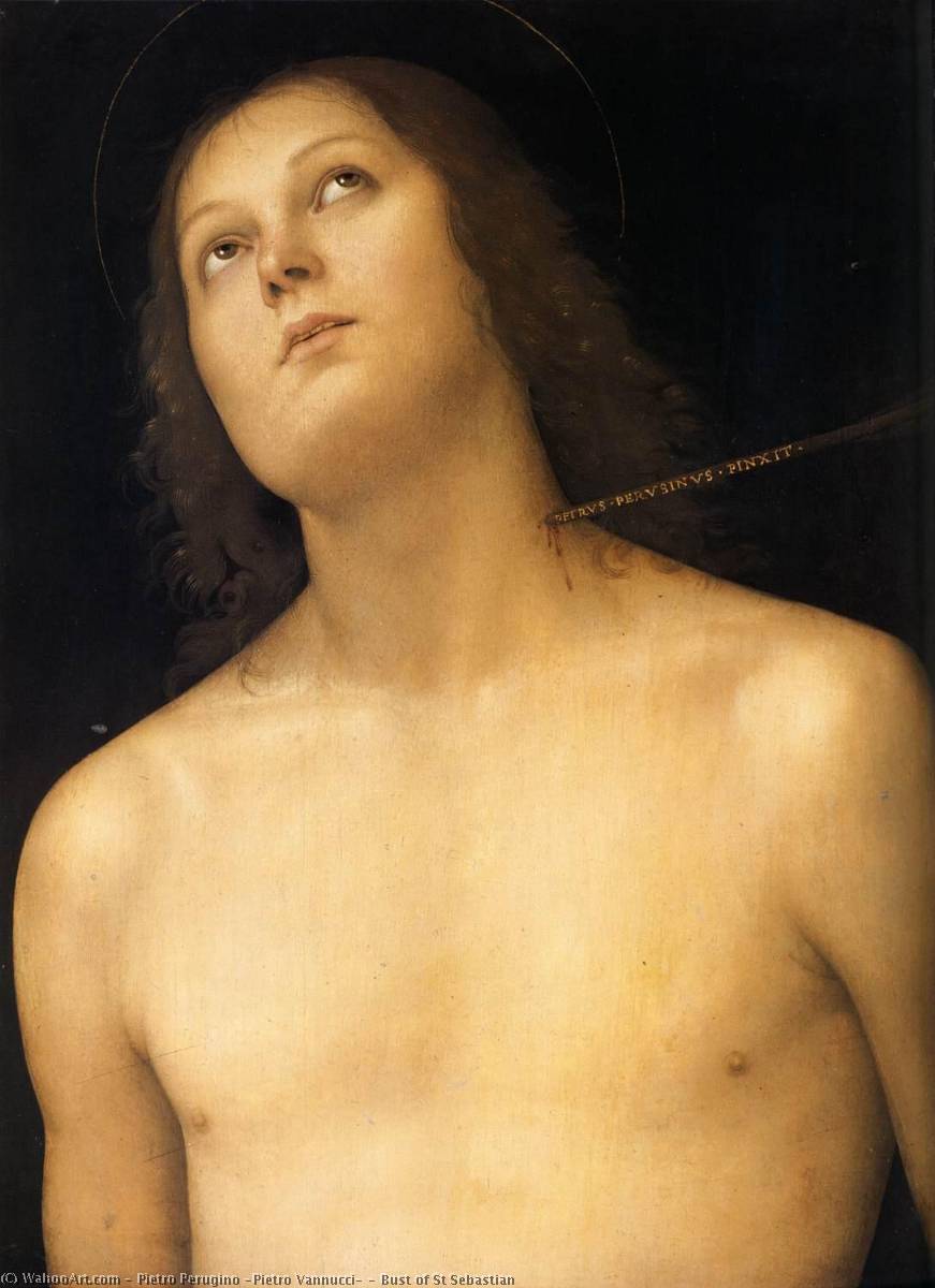 Bust Of St Sebastian — ピエトロ・ペルジーノ