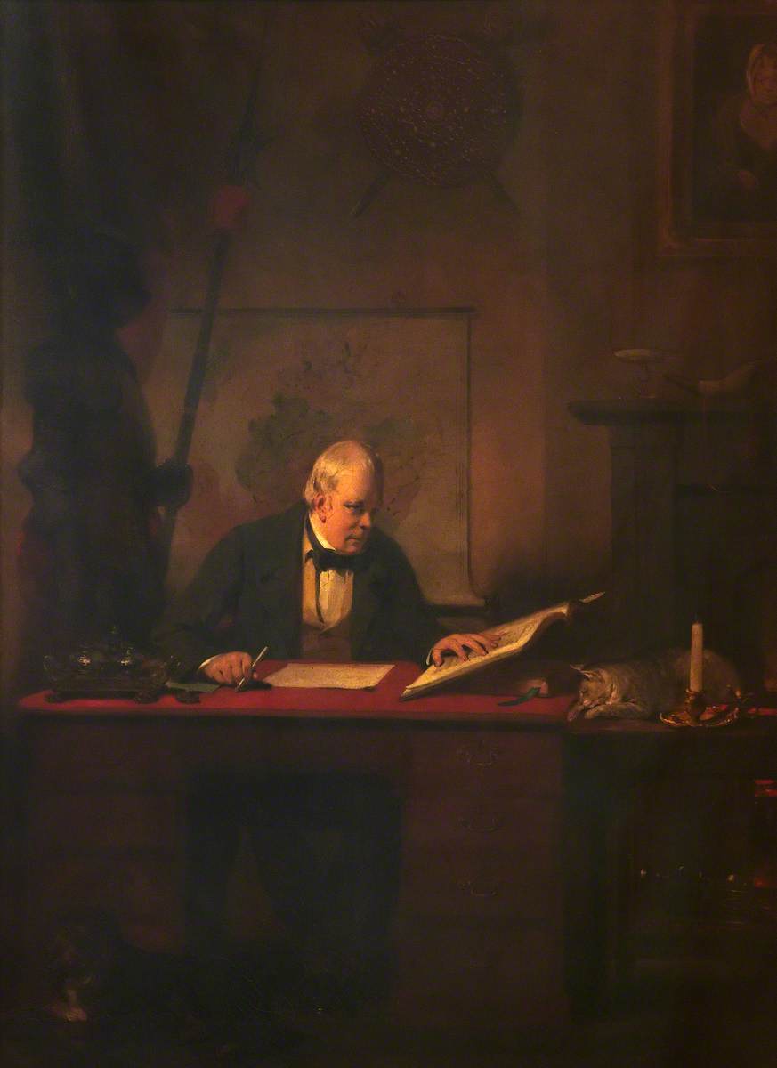 Sir Walter Scott (1771–1832), At Abbotsford — Sir John Watson Gordon
