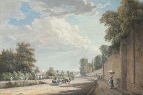 The Bayswater Road, Paddington — Paul Sandby