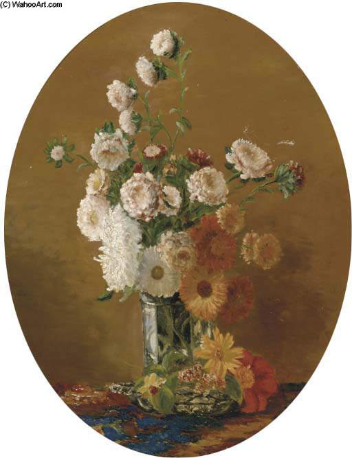 Flowers On Vase — Wilhelmus Hendrikus Petrus Johannes Zwart