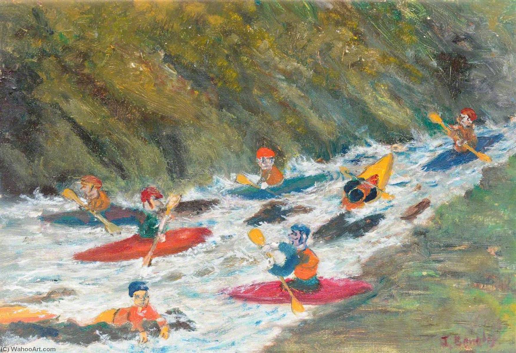 Slalom Practice, Dragon's Fall, Llangollen — James Bentley