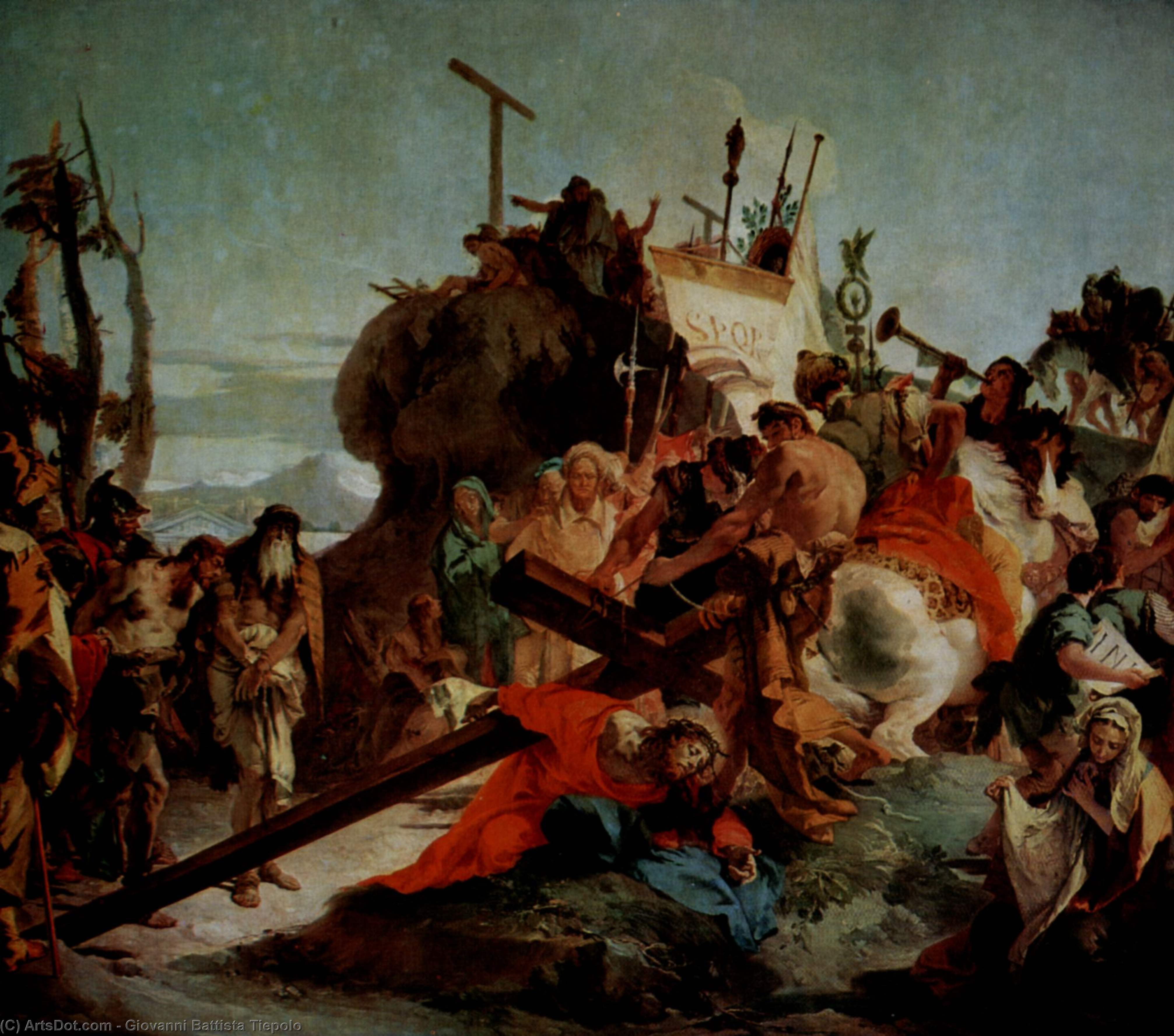 Christ On The Road To Calvary — Giambattista Tiepolo