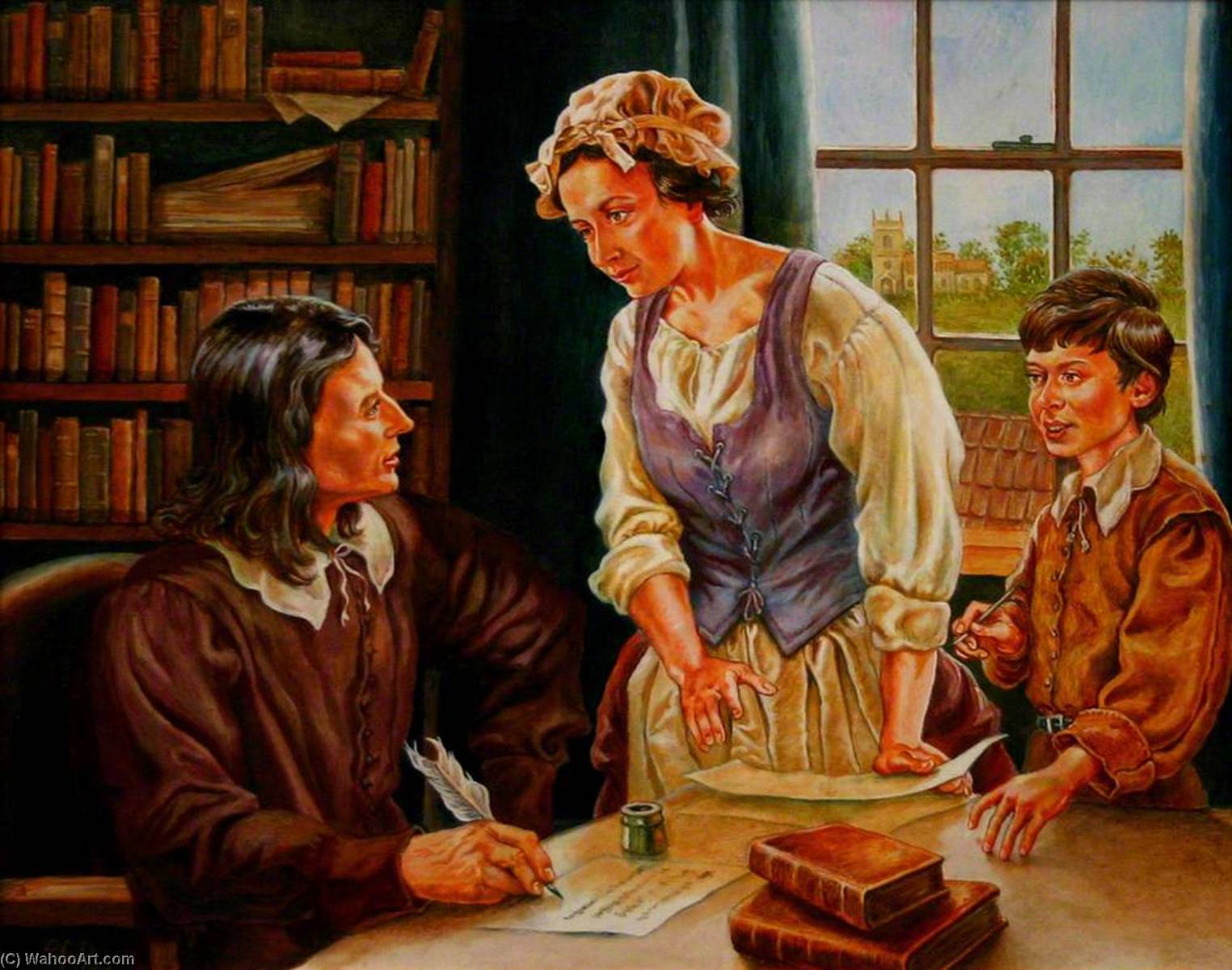 Samuel Wesley Senior (1662–1735), Susanna Wesley And Samuel Wesley Junior — Richard Gilmore Douglas