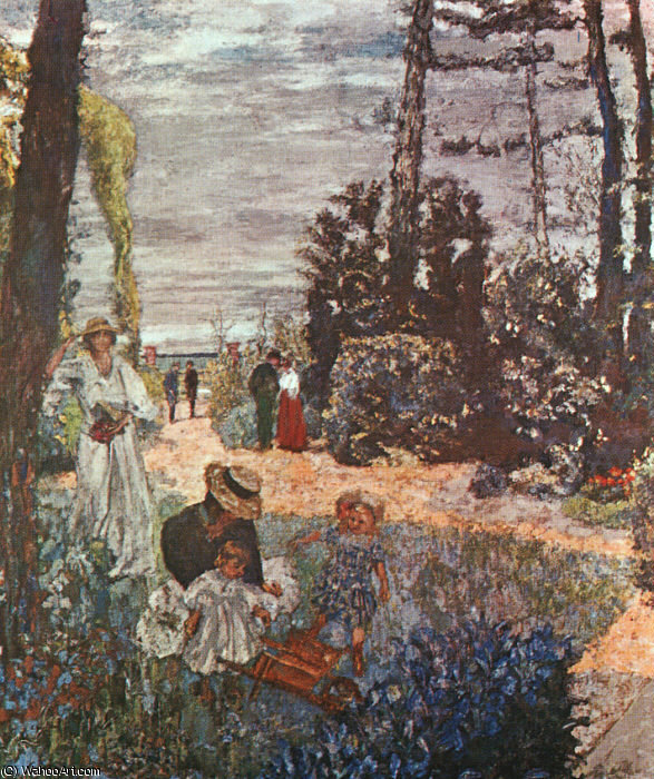 Le Déjeuner À Villeneuve-sur-yonne, Approx. N — Jean-édouard Vuillard