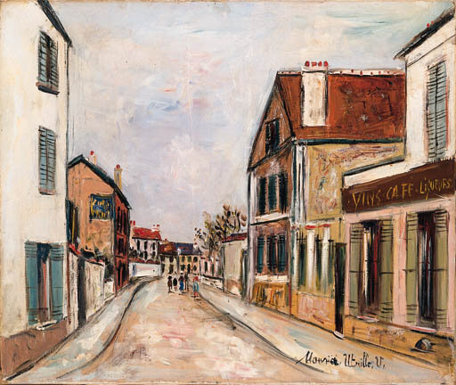 Rue De L'abreuvoir Montmartre — Maurice Utrillo