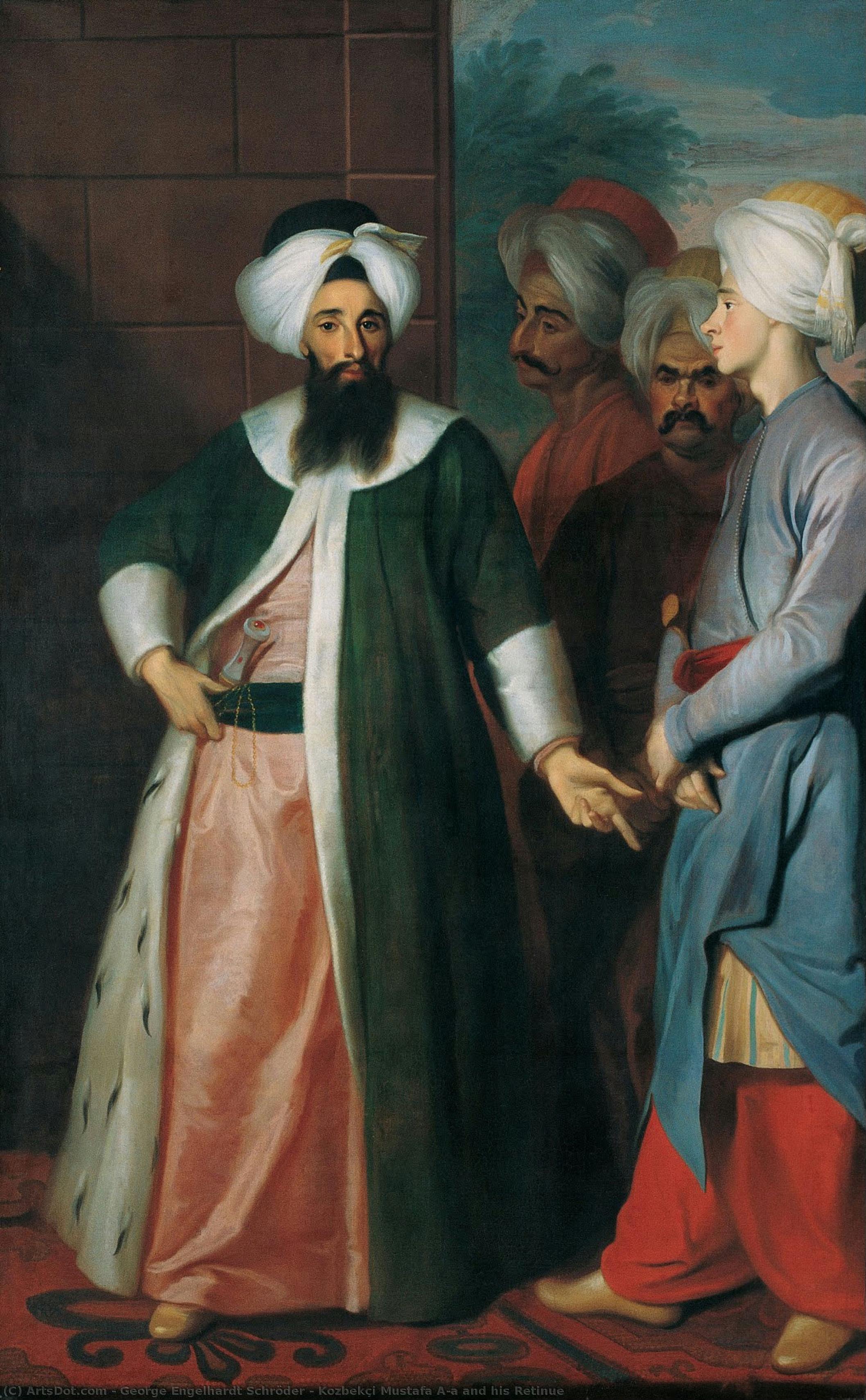 Kozbekçi Mustafa Ağa And His Retinue — George Engelhardt Schröder