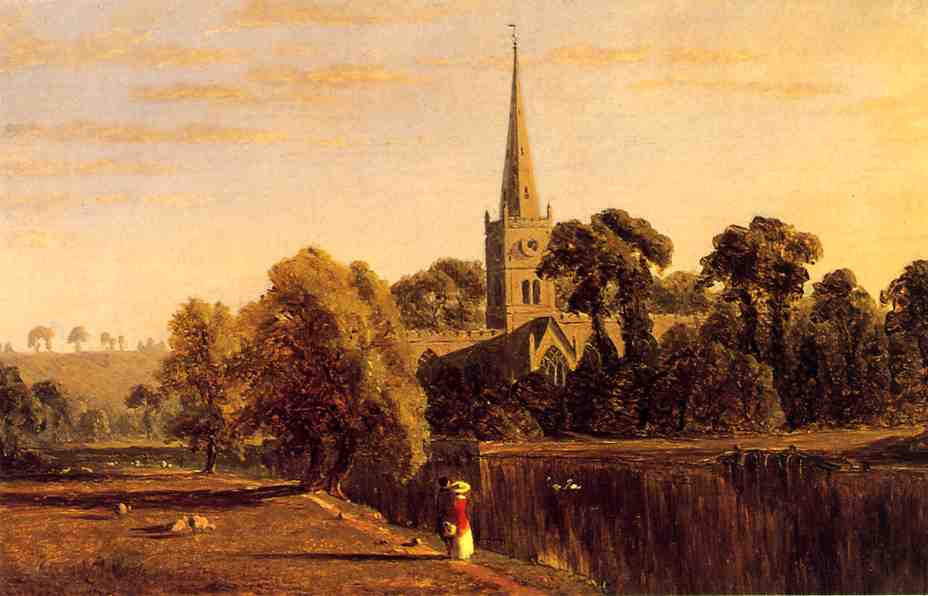 Shrine Of Shakespeare — Sanford Robinson Gifford