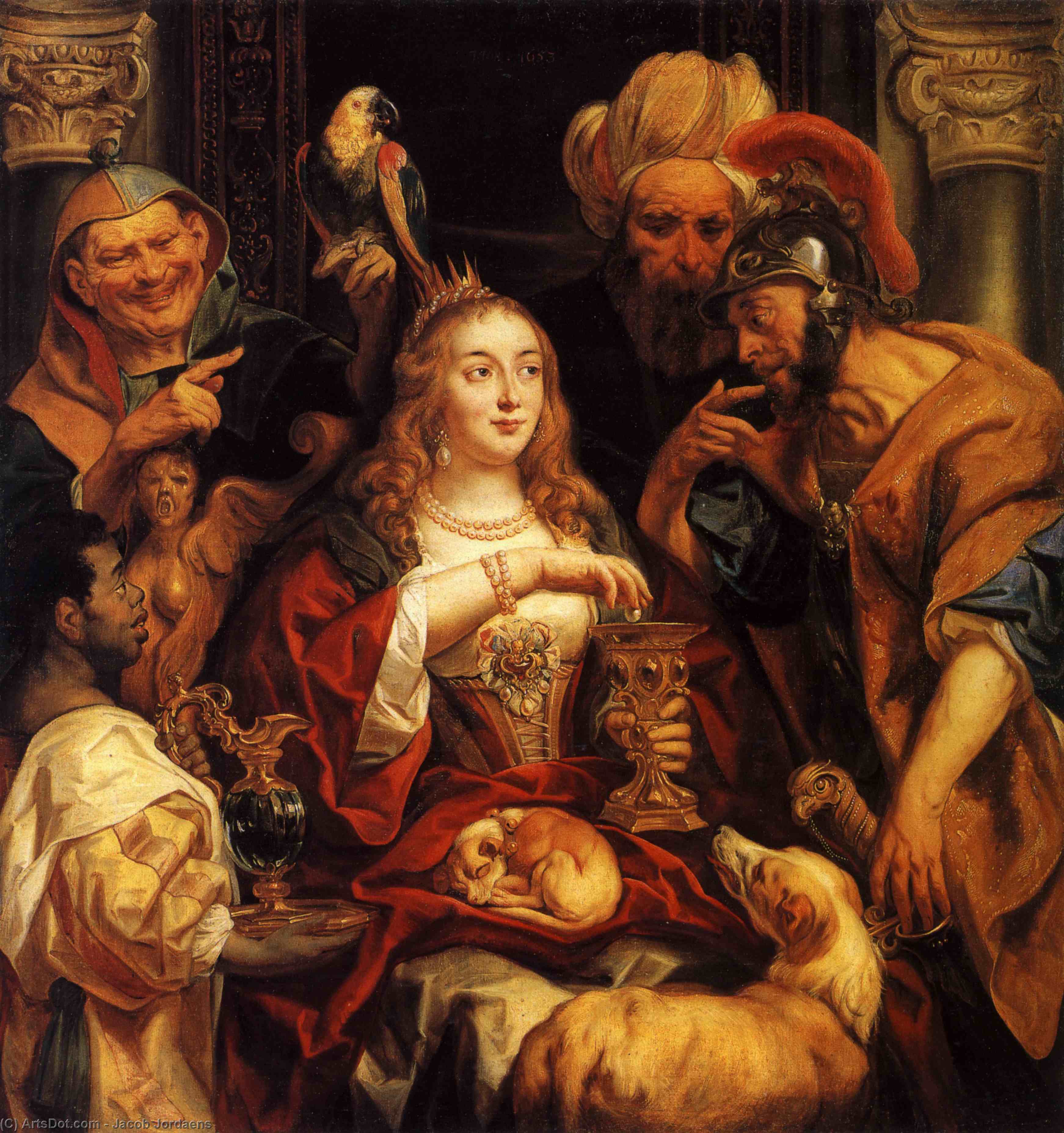 The Banquet Of Cleopatra — Якоб Йордаенс