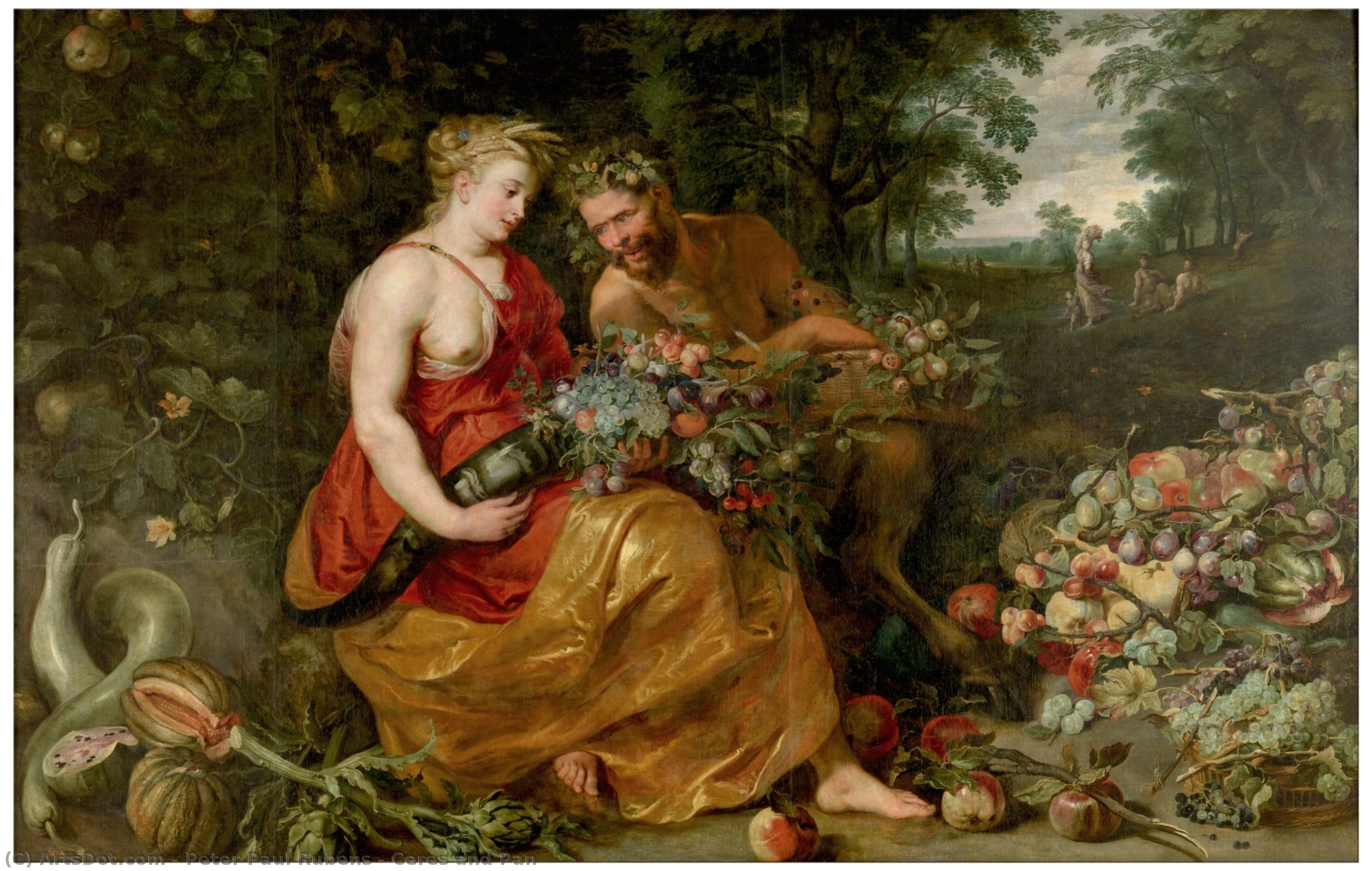 Ceres And Pan — Pedro Pablo Rubens