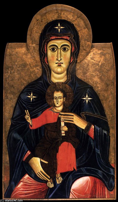 Virgin And Child Enthroned — Master Of Bigallo