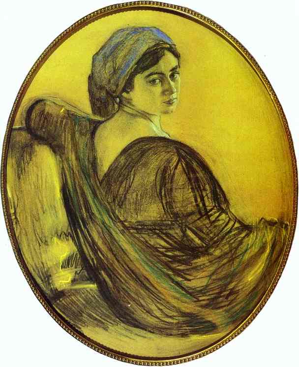 Portrait Of Henrietta Girshman — Valentin Alexandrovich Serov