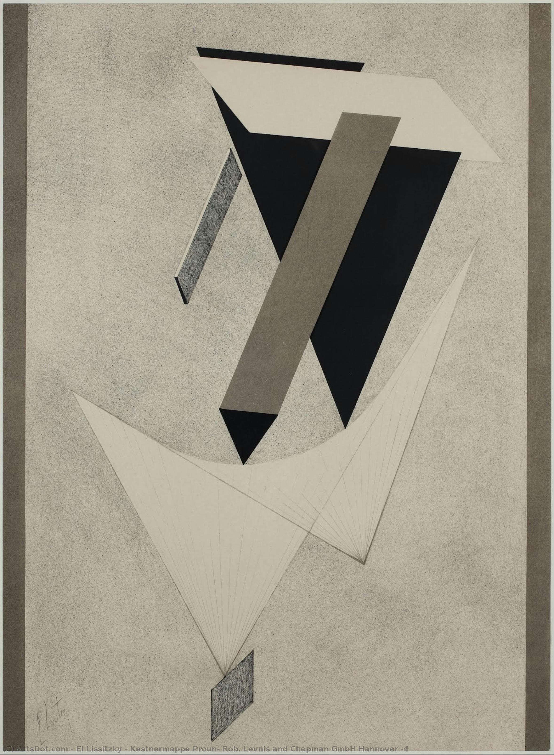 Kestnermappe Proun, Rob. Levnis Und Chapman Gmbh Hannover #4 — El Lissitzky