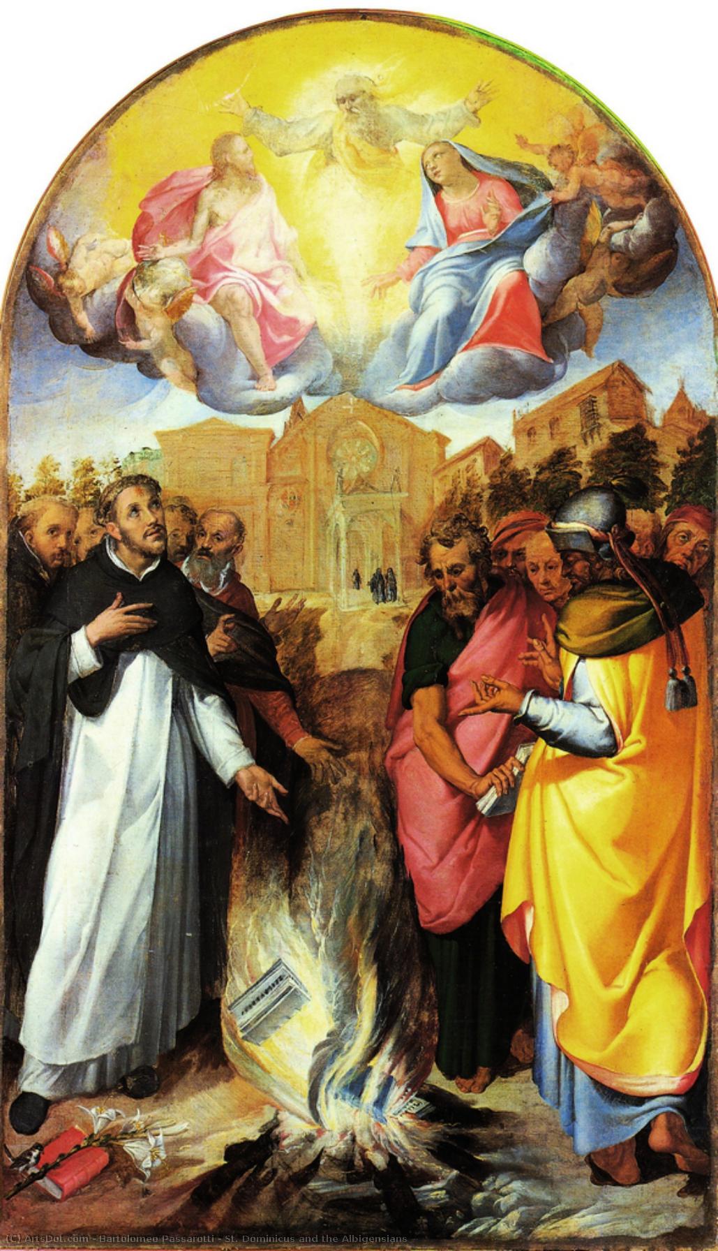 St. Dominicus And The Albigensians — Bartolomeo Passarotti