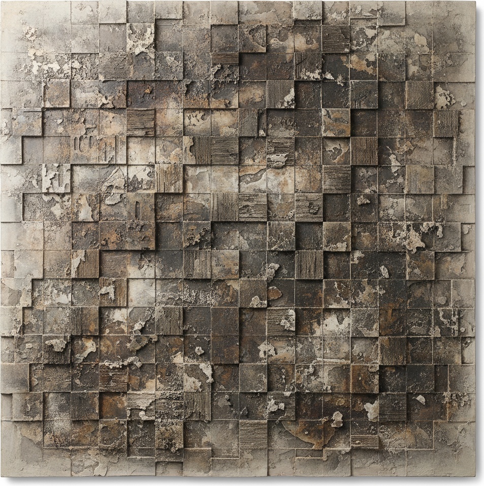 Chronicles Of Patina: A Grid Of Forgotten Architectural Echoes And Time's Gentle Erosion — Christian Noiret