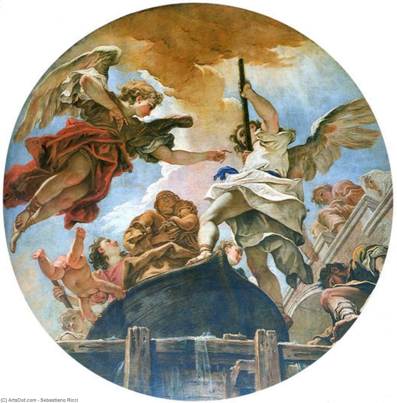 Miraculous Arrival Of The Statue Of Madonna — Sebastiano Ricci
