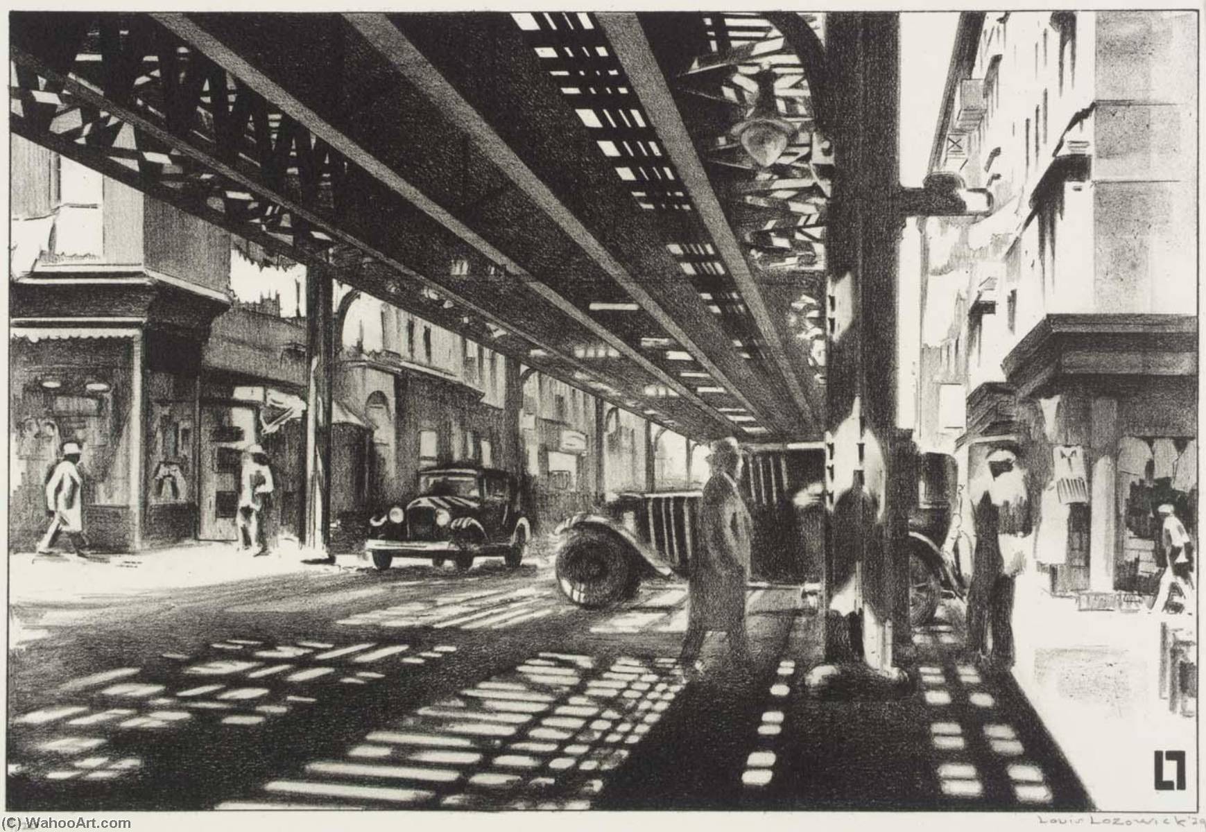 Allen Street — Louis Lozowick