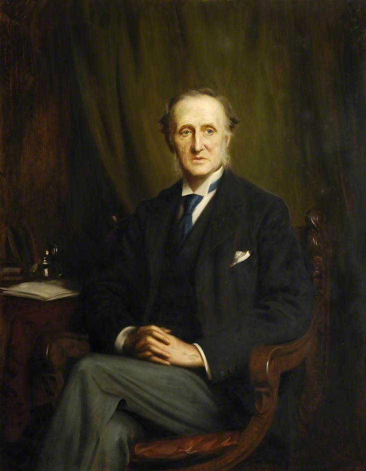 Dudley Ryder (1831–1900), 3rd Earl Of Harrowby, President Of The Bible Society (1886–1900) — Herman Herkomer