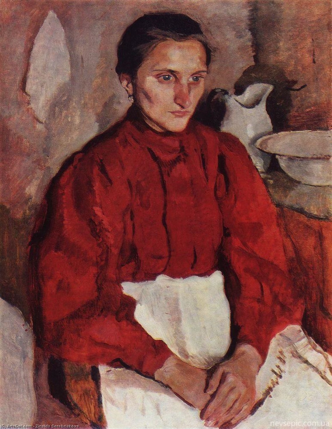 Portrait Of A Nurse — Zinaida Serebriakova