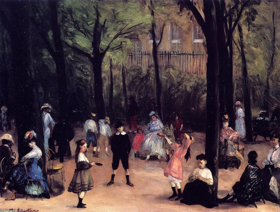 In The Luxembourg Gardens — William James Glackens
