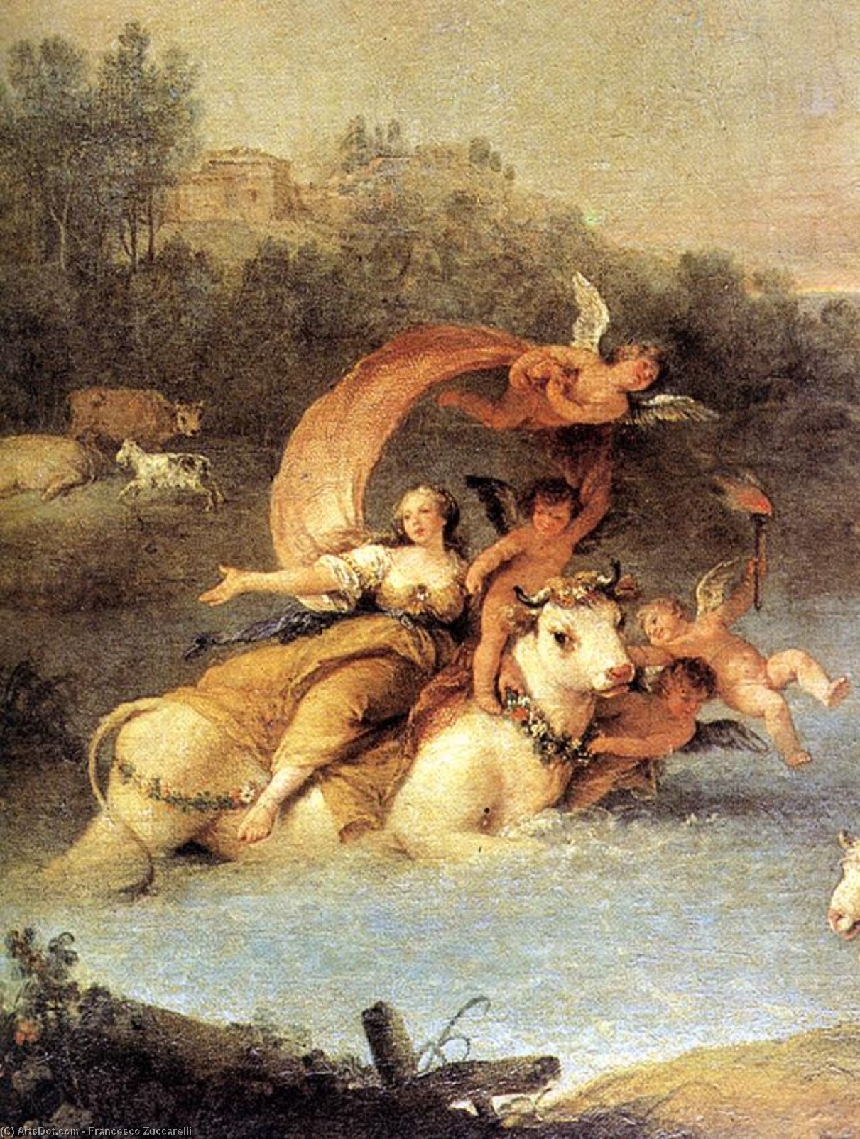The Rape Of Europa (detail) — Frančesko Zukareli