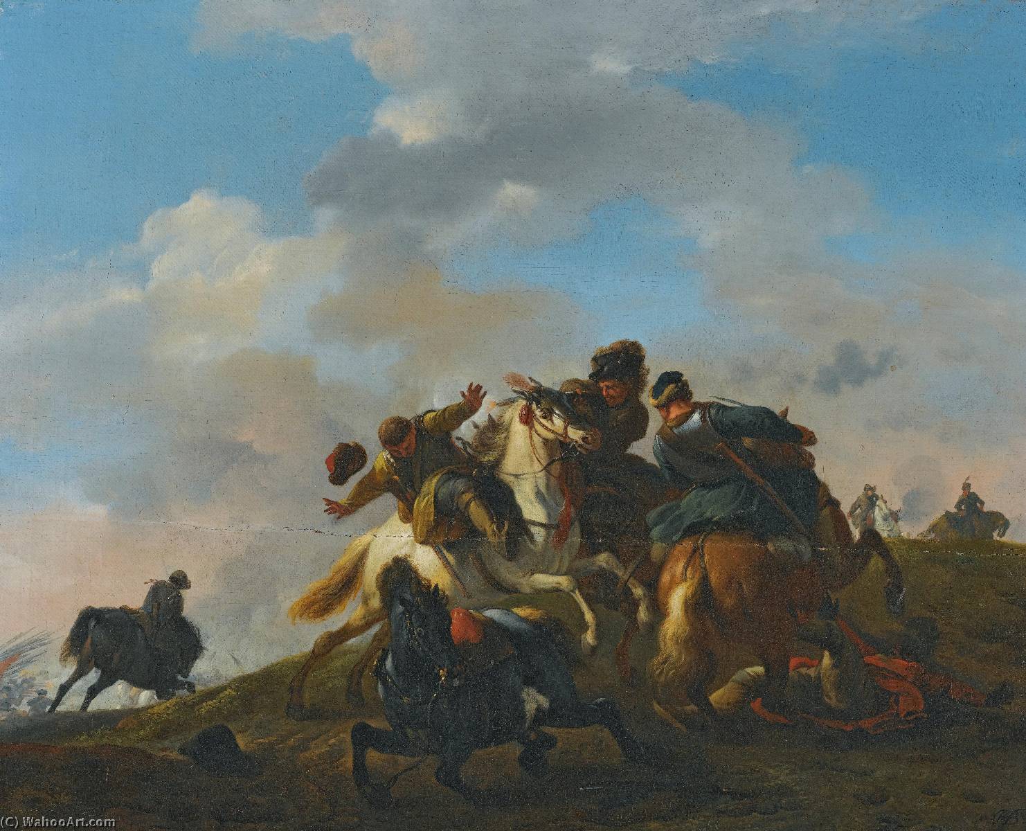 A Cavalry Skirmish — Jan Van Huchtenburg