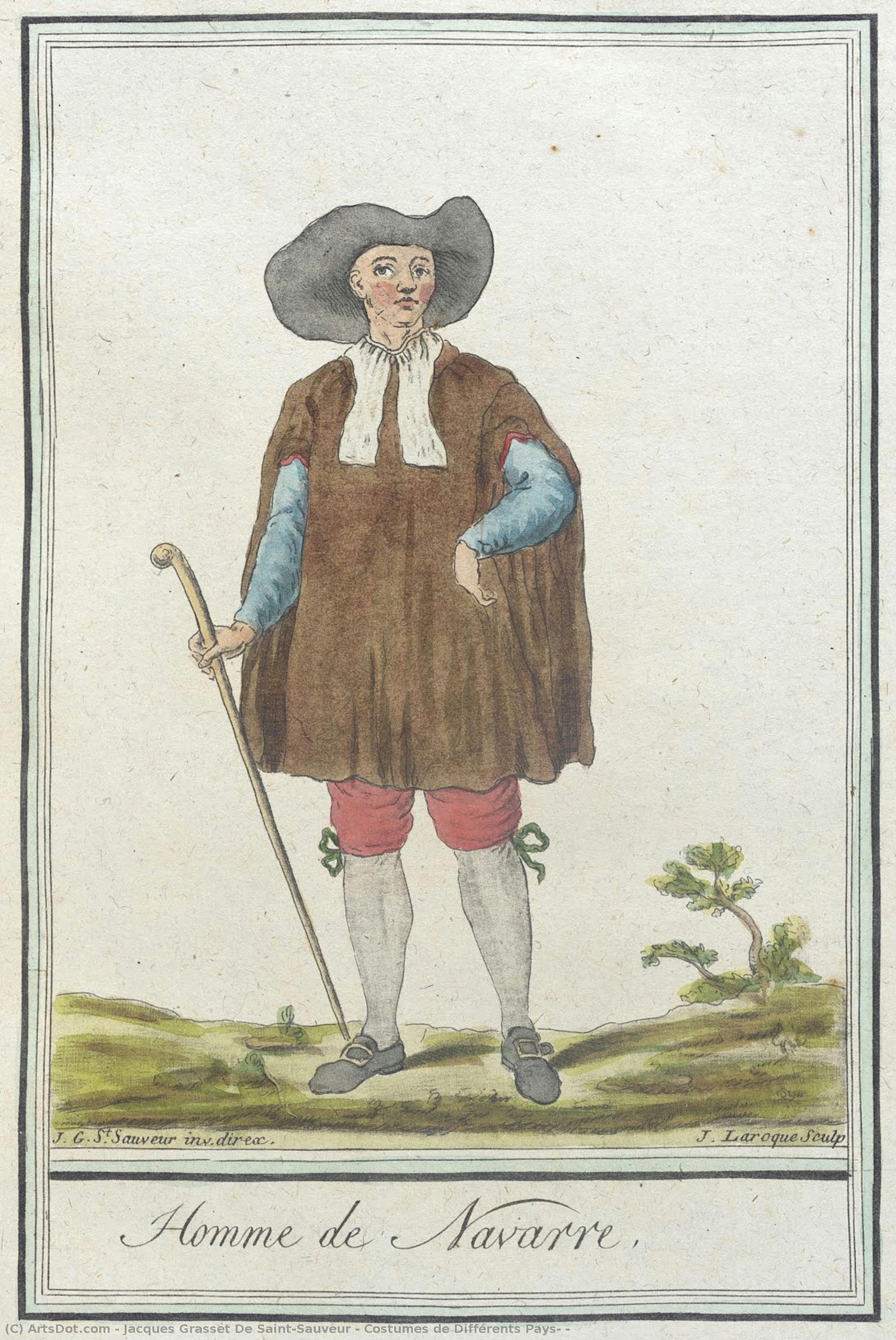 Costumes De Différents Pays, — Jacques Grasset De Saint-sauveur