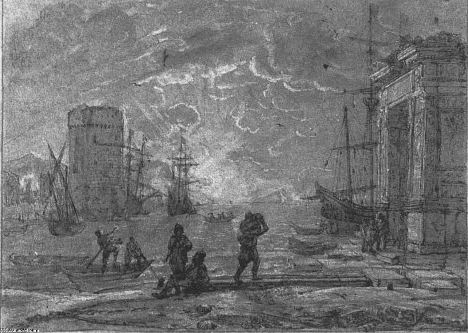 Harbour Scene — クロード・ロラン