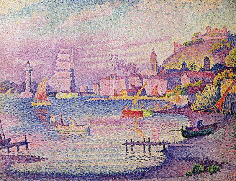 Leaving The Port Of Saint-tropez — Paul Signac