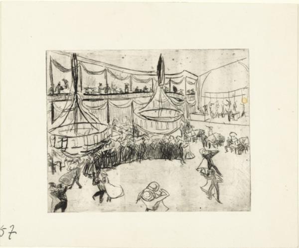 Dancehall (tanzsaal) — Ernst Ludwig Kirchner