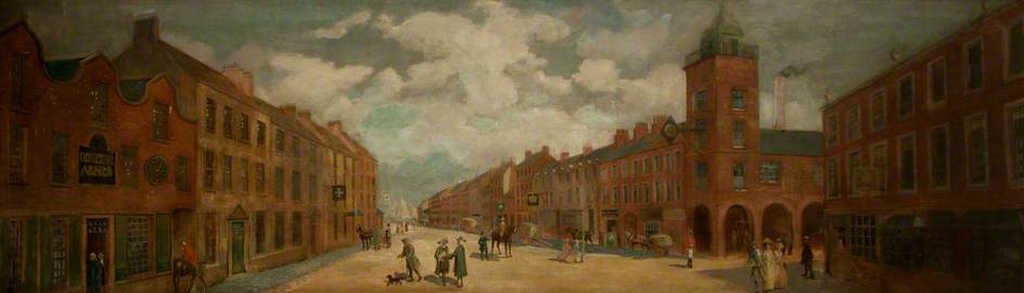 High Street And Old Market House, 1786 — Joseph W Carey