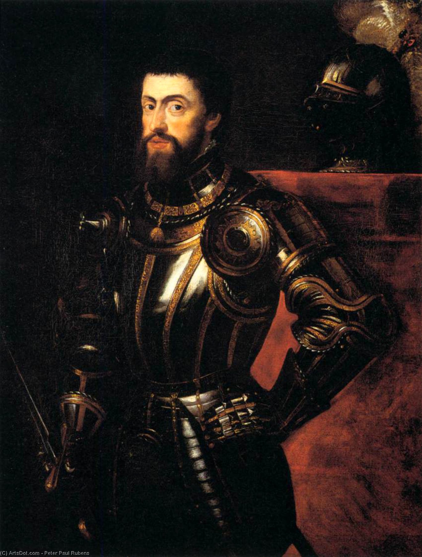 Charles V In Armour — Peter Paul Rubens