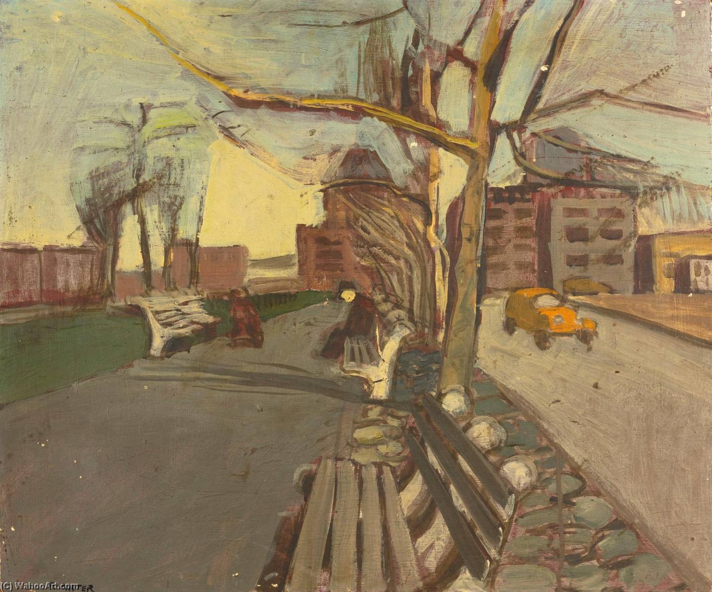 Brooklyn Bridge Plaza — Fairfield Porter