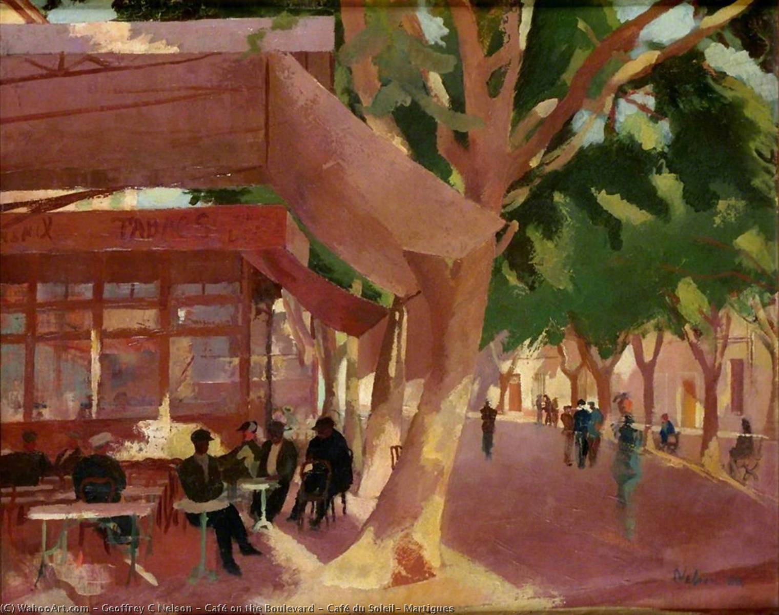 Café On The Boulevard – Café Du Soleil, Martigues — Geoffrey C Nelson