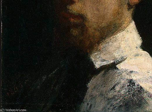 Self Portrait (detail - ) — Henri Fantin-latour