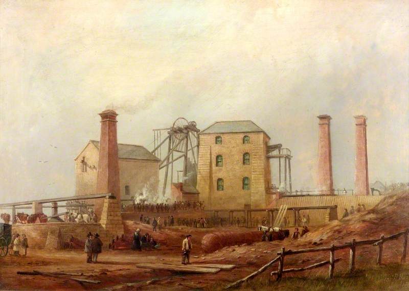 Hartley Colliery After The Disaster — Thomas Harrison Hair
