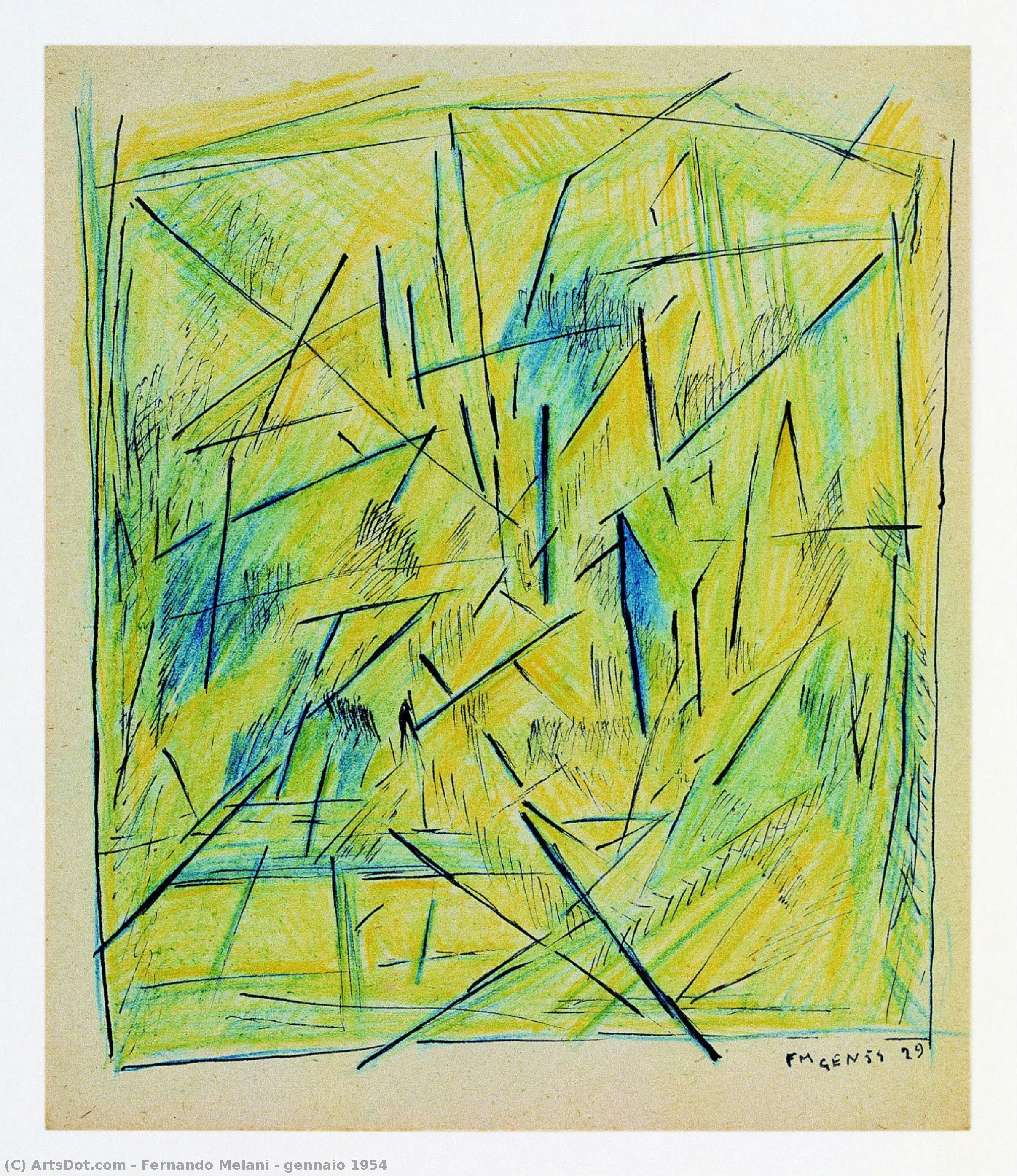 Gennaio 1954 — Fernando Melani