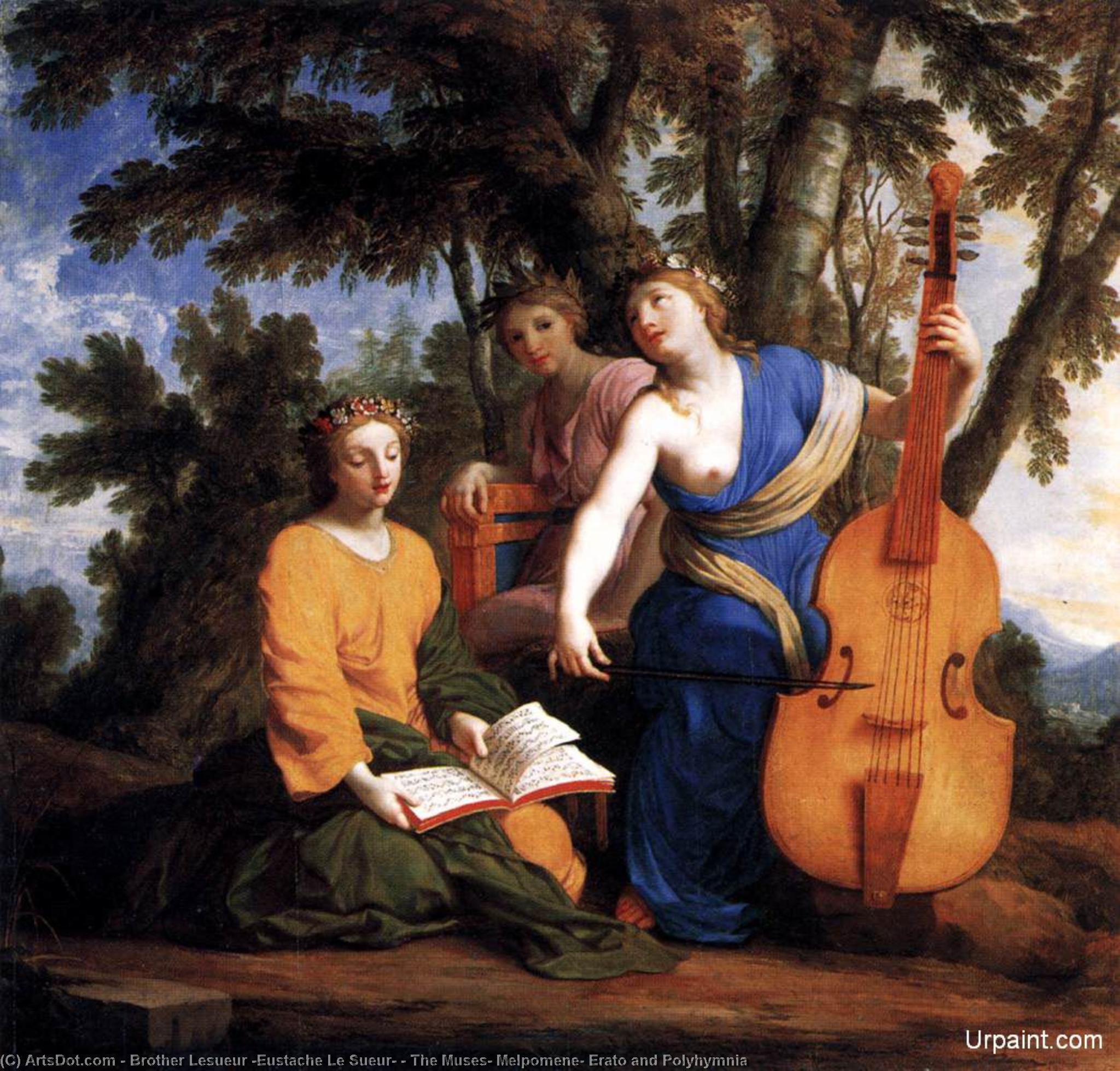 The Muses: Melpomene, Erato And Polyhymnia — Brother Lesueur (eustache Le Sueur)