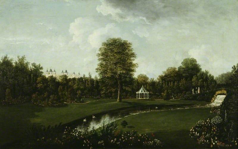 Audley End, View From The Tea House Bridge — William Tomkins