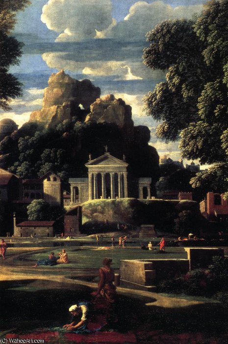 Paisaje Con La Recogida De Las Cenizas De Focion — Nicolás Poussin