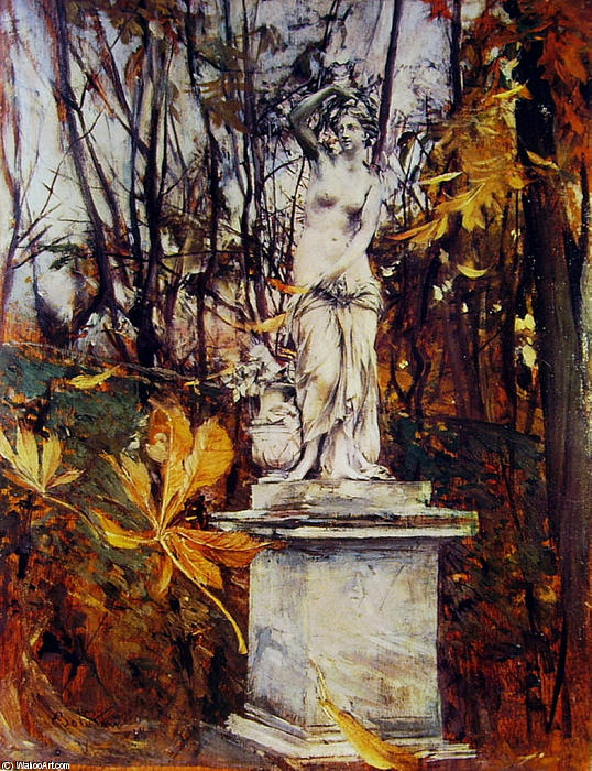 Statue In The Park Of Versailles — Giovanni Boldini