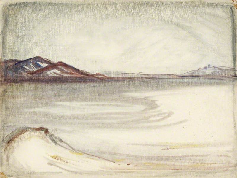 A Sketch Of A Lakeside Scene — Margaret Frances Anne Vane-tempest-stewart