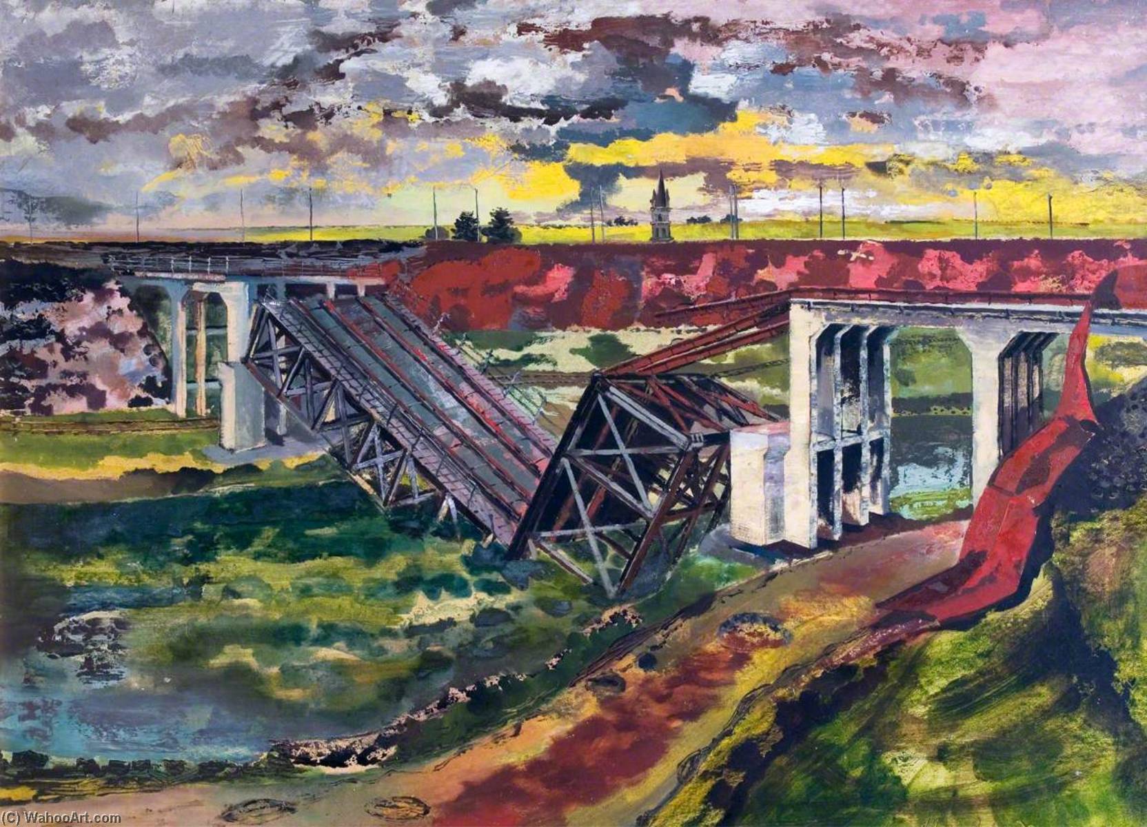 The Beginning Of The Advance, France German Bridge Demolition — Albert Richards
