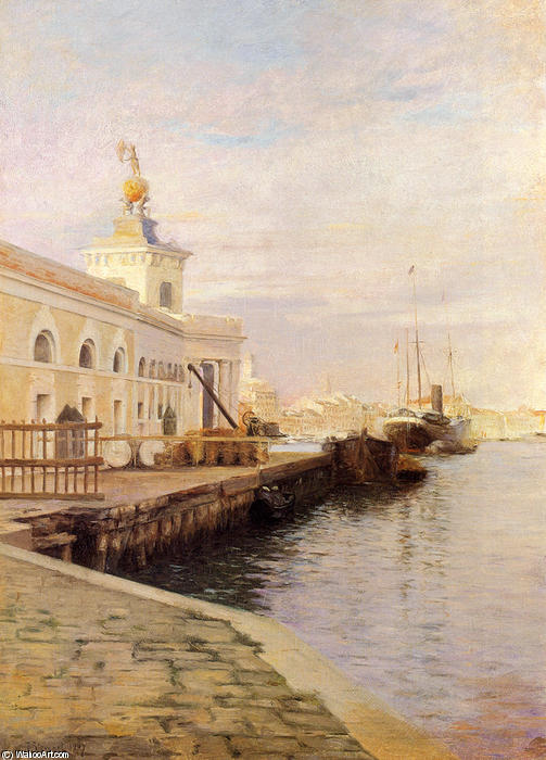 View Of Venice (the Dogana) — Julius Leblanc Stewart