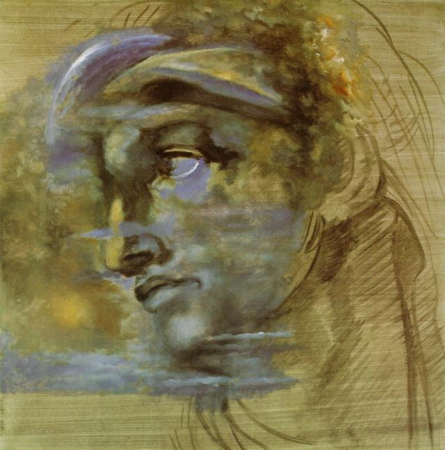 Head, After Michelangelo's, 'giuliano Di Medici', 1982 — サルバドール・ダリ