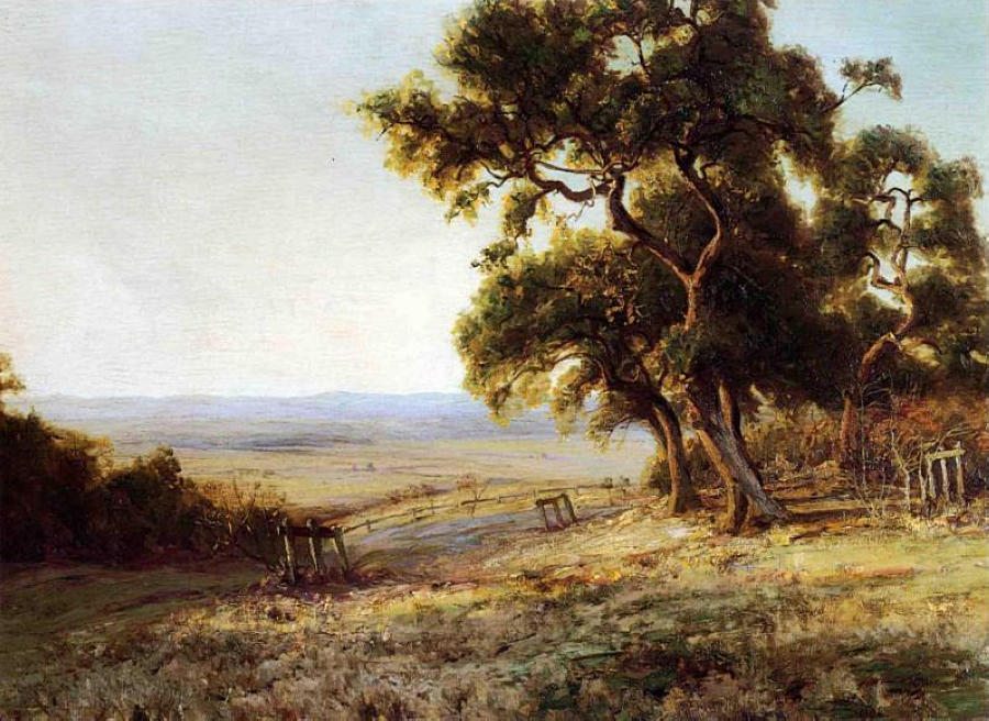 Late Afternoon, Valley Of The Leon — Robert Julian Onderdonk