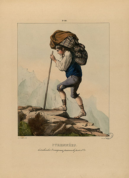 Venasquais Smuggler From The Harbor Oo — Edouard Pingret
