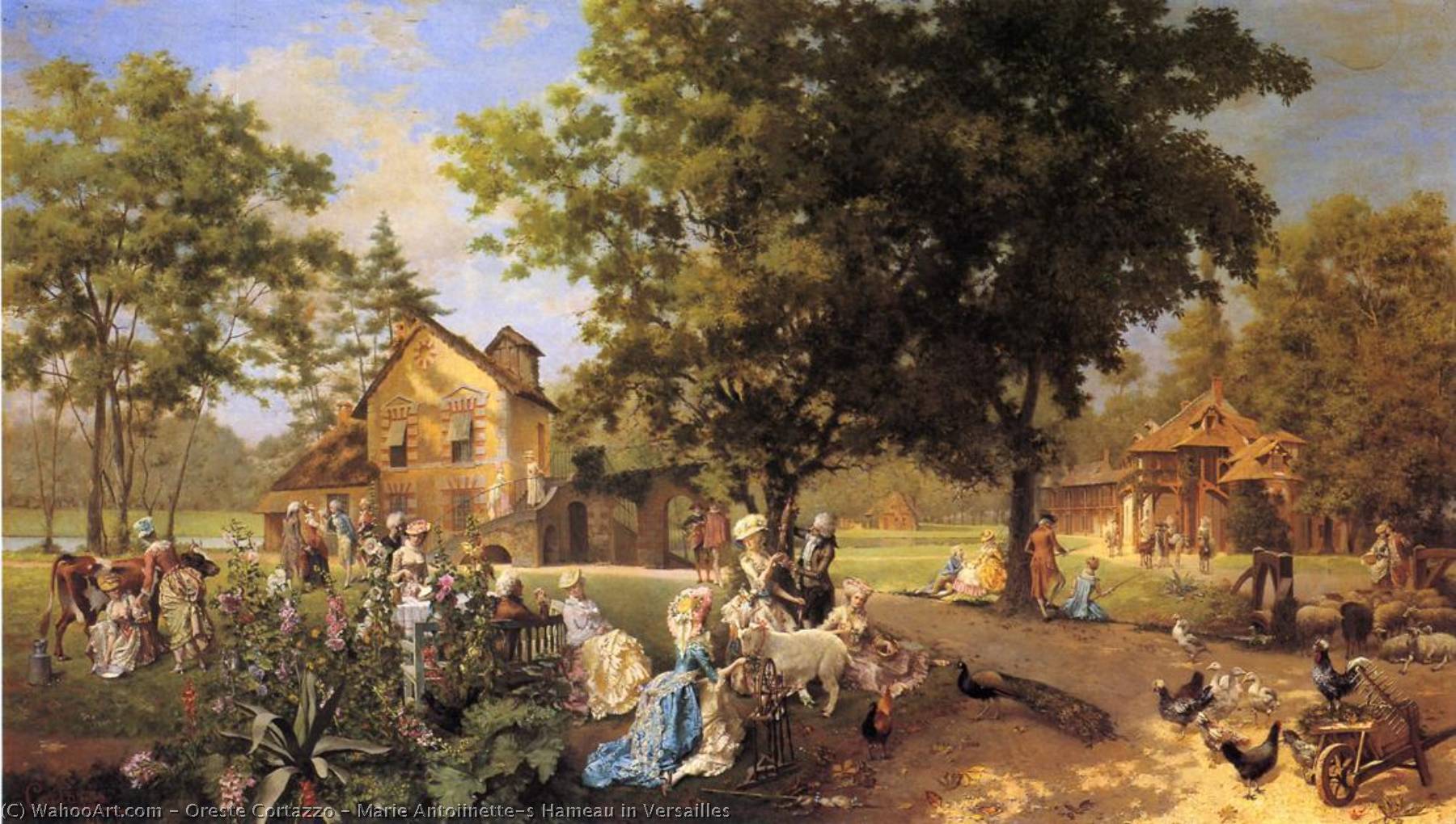 Marie Antoiinette's Hameau In Versailles — Oreste Cortazzo