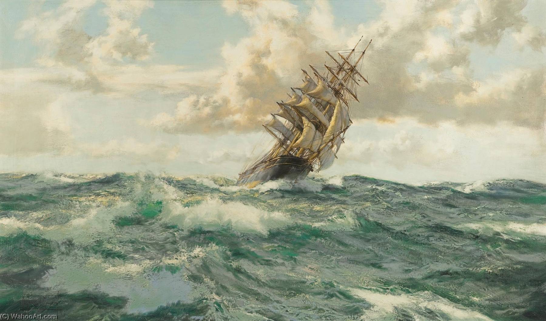 Stormy Days — Montague Dawson