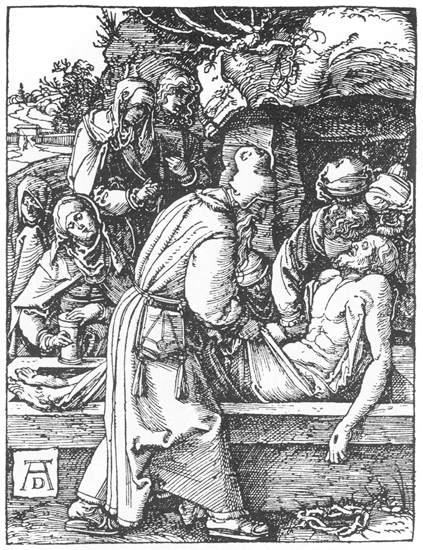 La Entombación — Albrecht Dürer