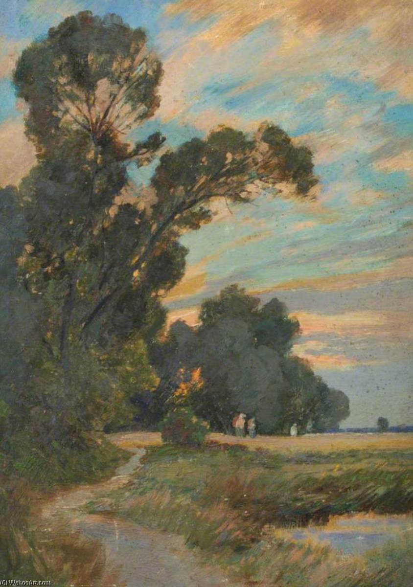 Marshland On The Edge Of The Wood — William Herbert Allen